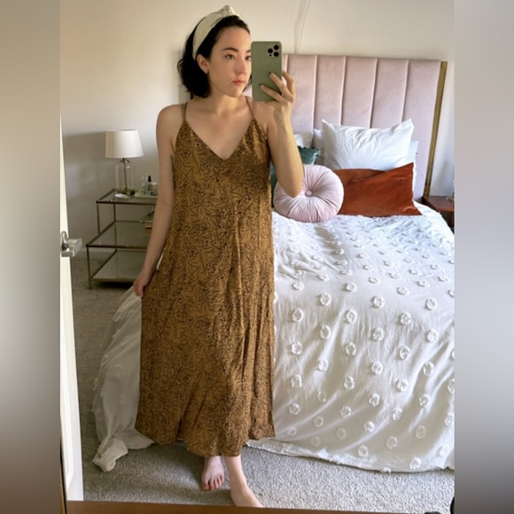 Whimsy and Row Freya Slip Dress in Lady Print, size L - Picture 9 of 9